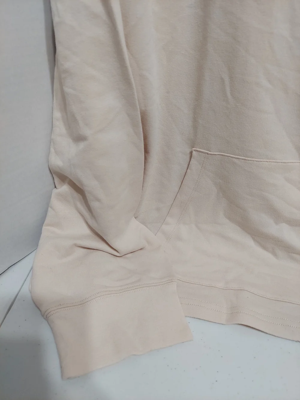 J. Crew Women's Cream Pullover Hooded Sweatshirt